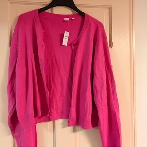 GAP Fuchsia Pink Cardigan